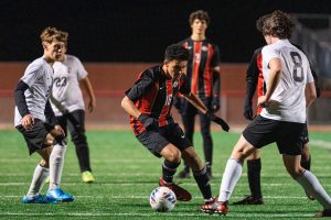 University boys soccer net nine goals over Preston to open sectional play